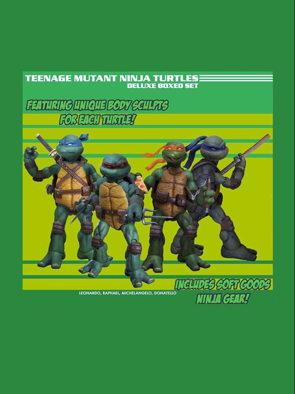 Teenage Mutant Ninja Turtles XL Action Figures Deluxe Box Set 17 cm