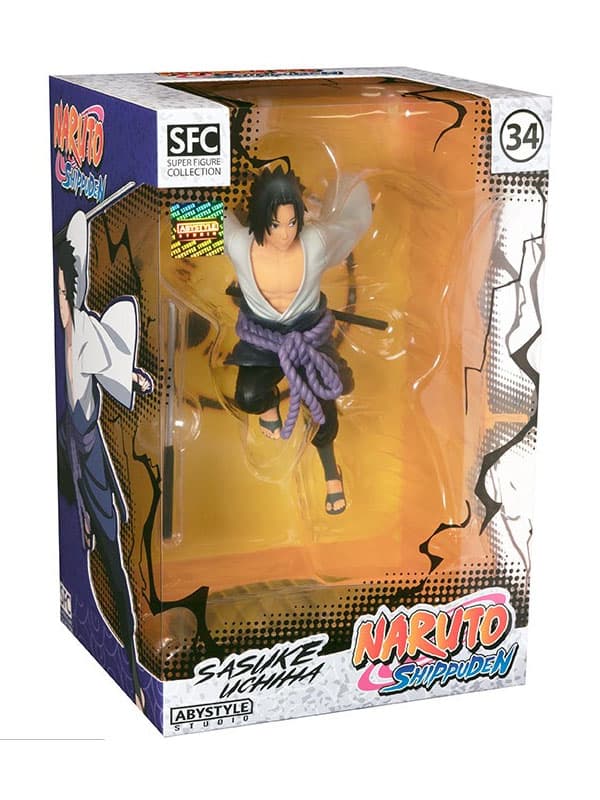 SFC Super Figure Collection - Naruto Shippuden - Sasuke Uchiha - Action Figure #34 Abystyle