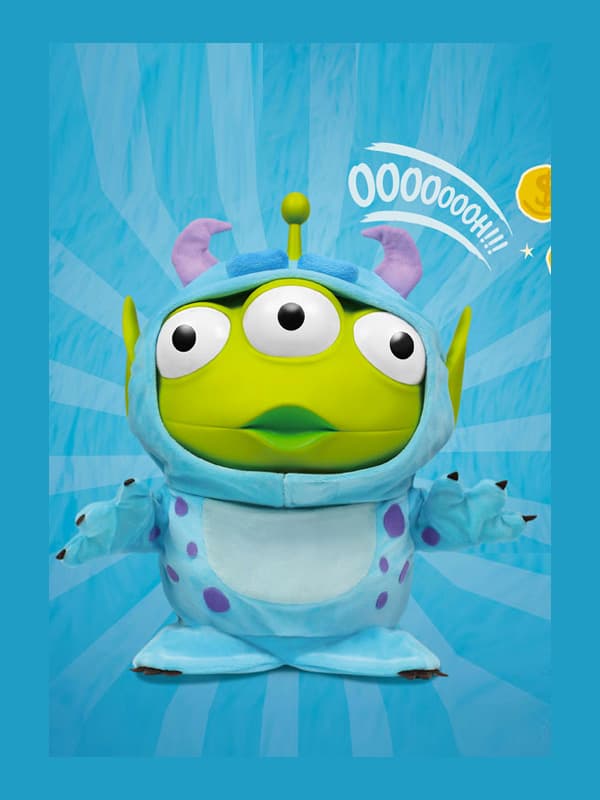 Toy Story Piggy Vinyl Bank Alien Remix Party Sully 40 cm