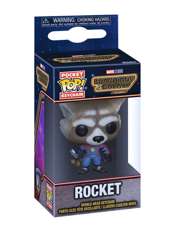 Marvel Studios: Guardians of the Galaxy Volume 3 - Rocket - Pocket POP! Keychain