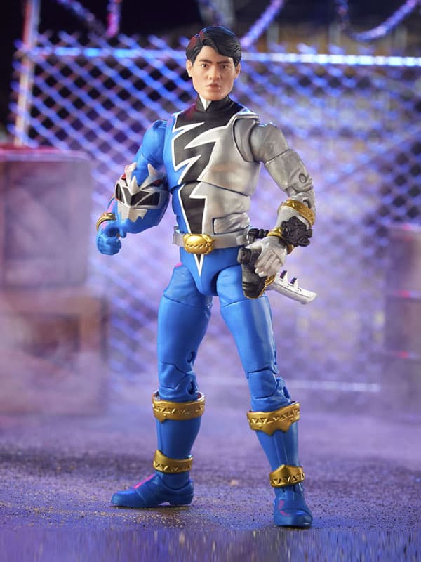 Power Rangers Lightning Collection Action Figure 2022 Dino Fury Blue Ranger 15 cm