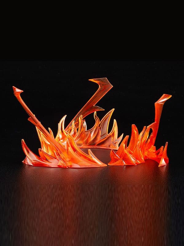 Original Character Parts for Moderoid Figures Flame Effect (re-run) 8 cm