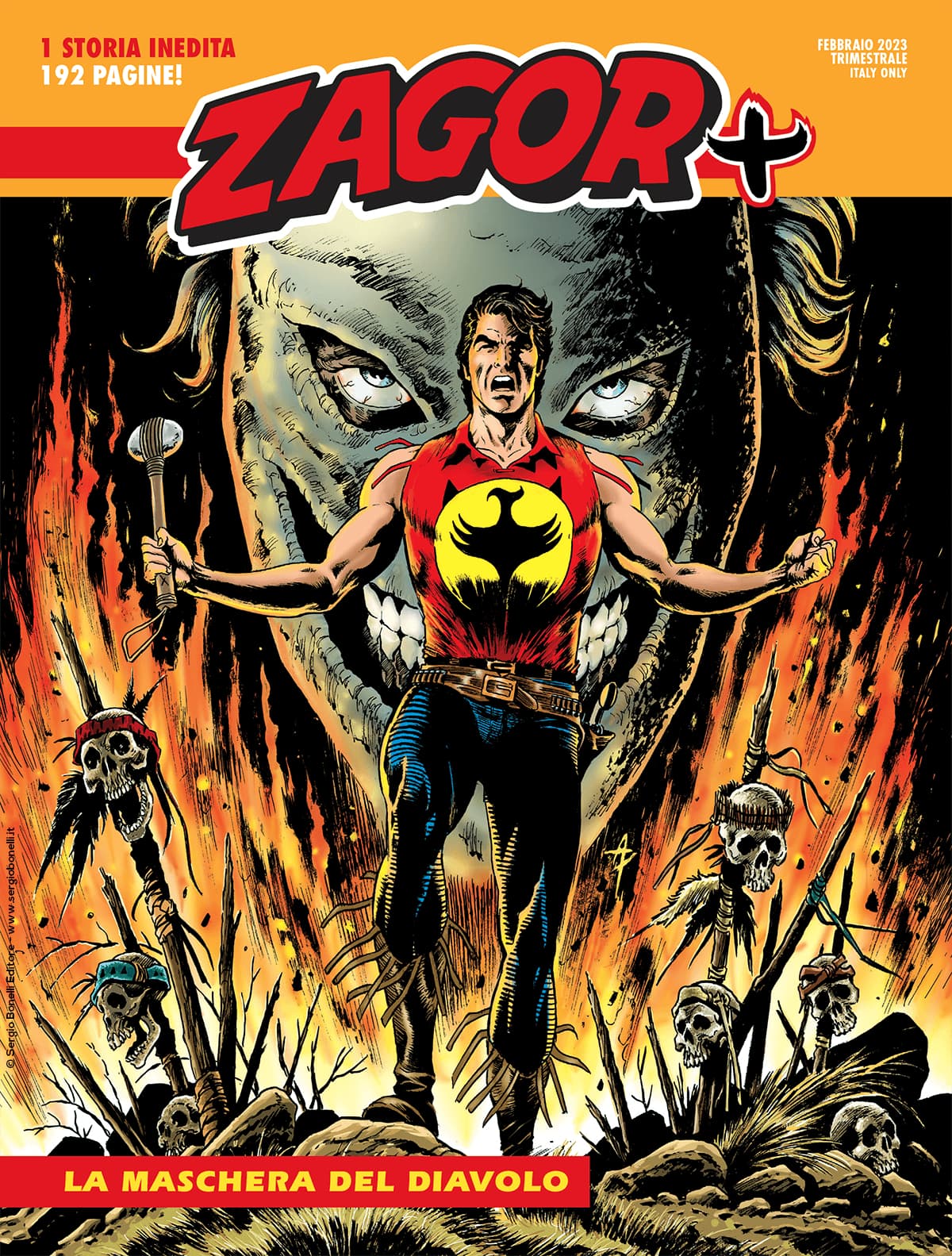 Zagor Più 8 - La Maschera del Diavolo! - Maxi Zagor 49 - Sergio Bonelli Editore - Italiano