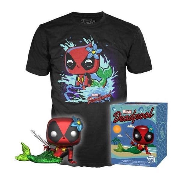 Marvel Collector's Edition - Deadpool (Mermaid) - Taglia / Size S - POP! Tees