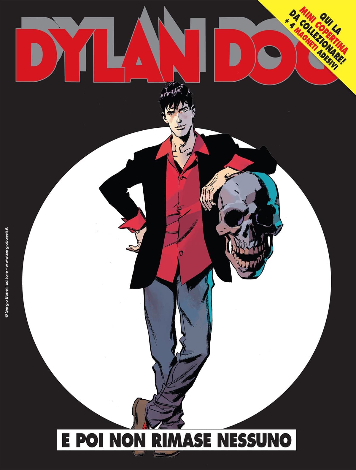 Dylan Dog 440 - E Poi Non Rimase Nessuno + 4 Magneti Adesivi - Cover A - Dylan Dog 1 - Sergio Bonelli Editore - Italiano
