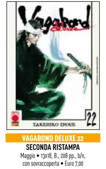 Vagabond Deluxe 22 - Seconda Ristampa - Panini Comics - Italiano