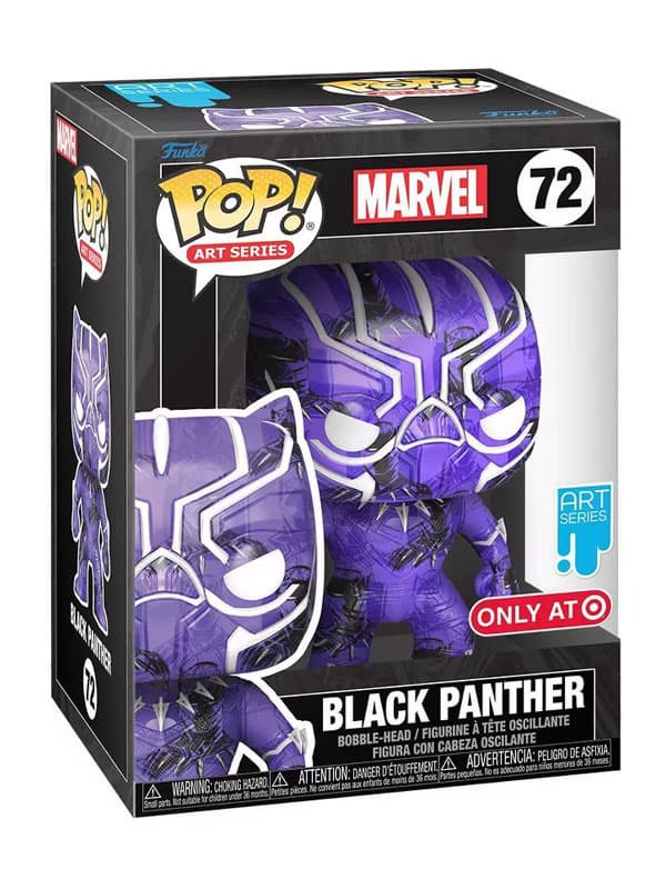 Marvel - Black Panther 9 cm - Funko POP! #72 - Art Series