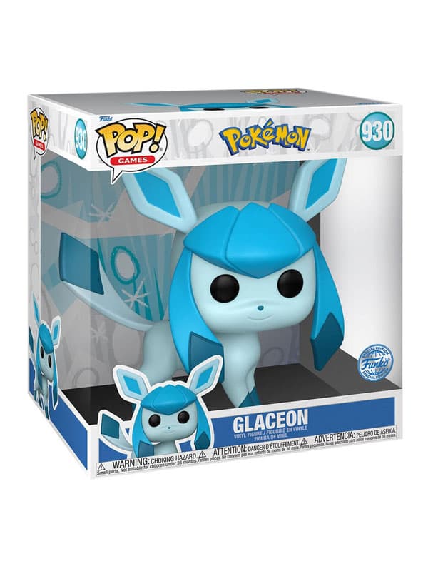 Pokemon - Glaceon  25 cm - Super Sized Jumbo POP! #930 - Games