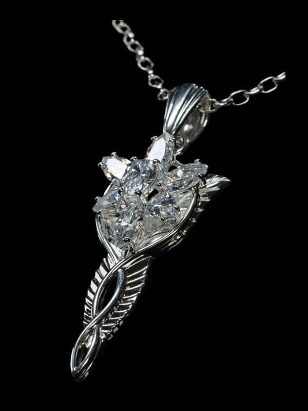 Il Signore degli Anelli Replica 1/1 Ciondolo e Catena Evenstar (Sterling Silver)