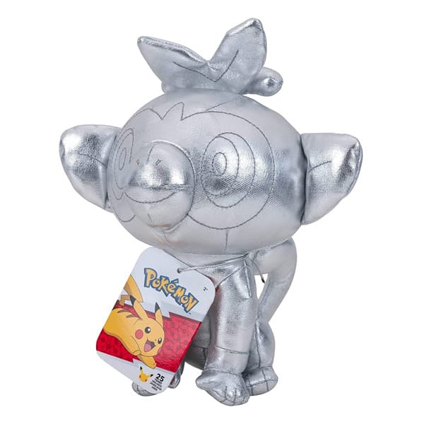 Peluche Pokemon Peluche  Grookey 25° Anniversario Silver 20 cm