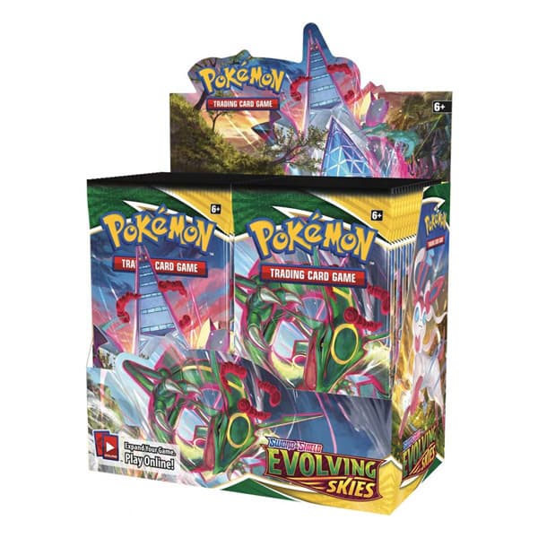 Pokémon Spada e Scudo Evoluzioni Eteree Evolving Skies Booster Box 36 Buste