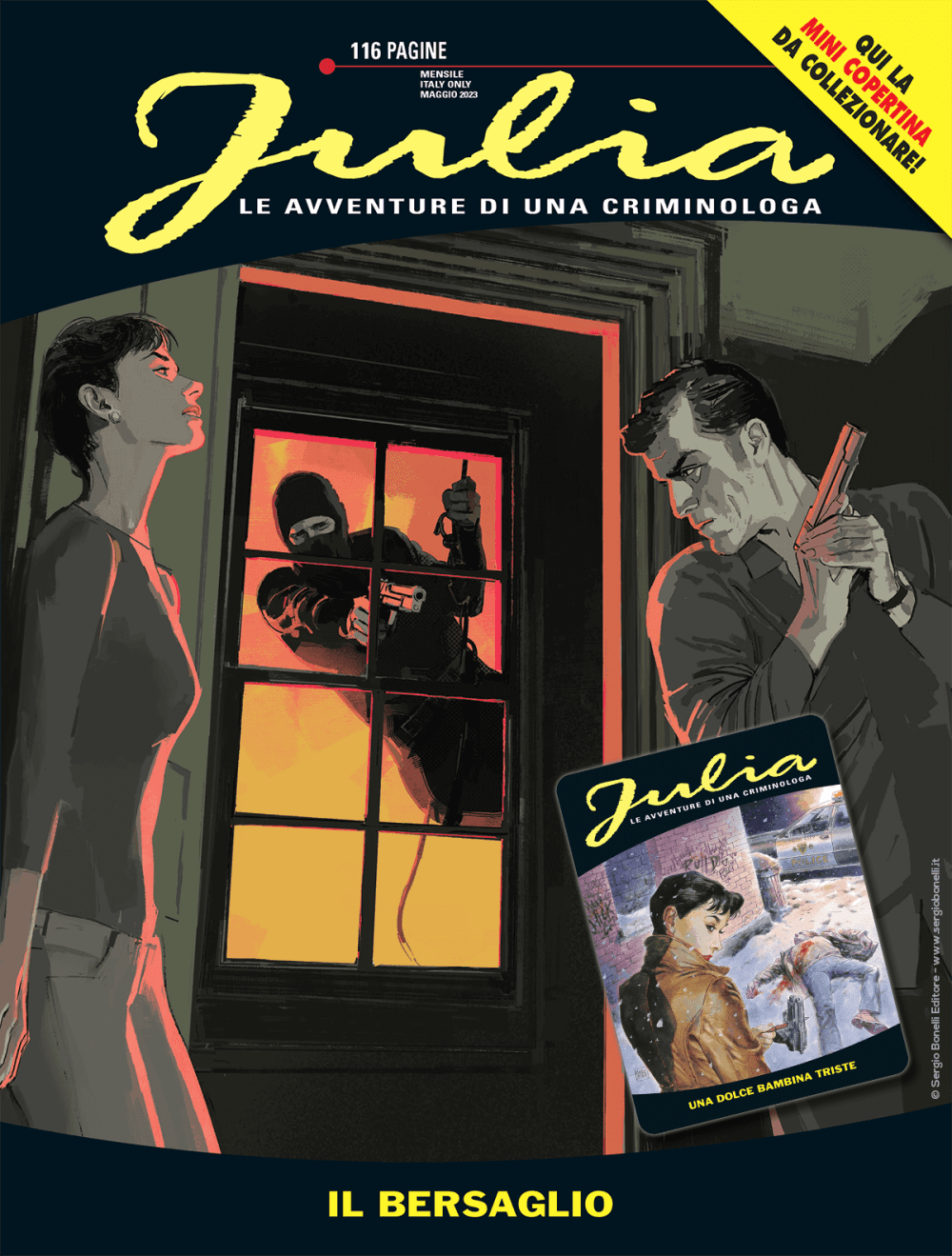 Julia 296 - Il Bersaglio - Cover B - Julia 12 - Sergio Bonelli Editore - Italiano