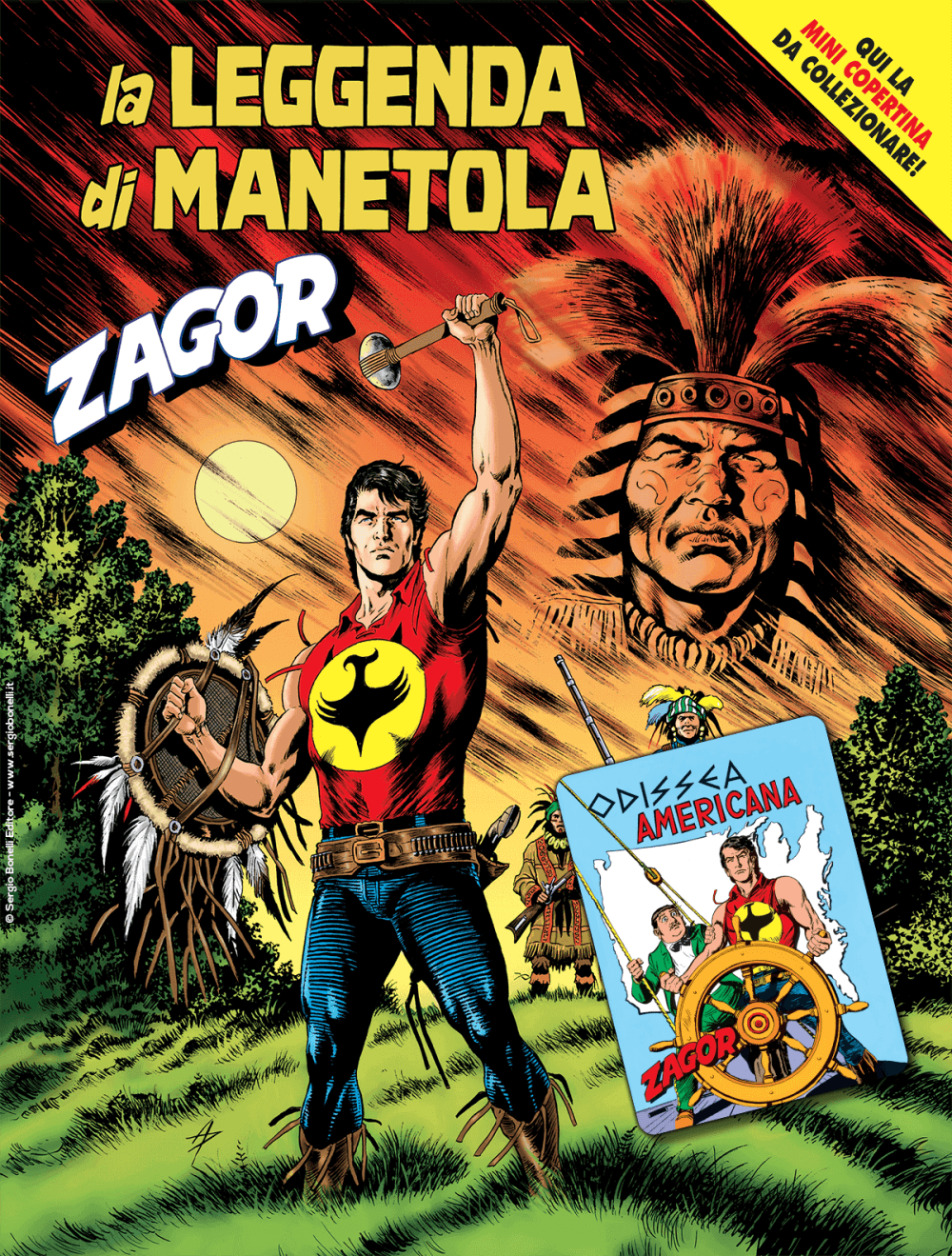 Zagor 694 - La Leggenda di Manetola - Cover A - Zagor 88 - Zenith Gigante 745 - Sergio Bonelli Editore - Italiano