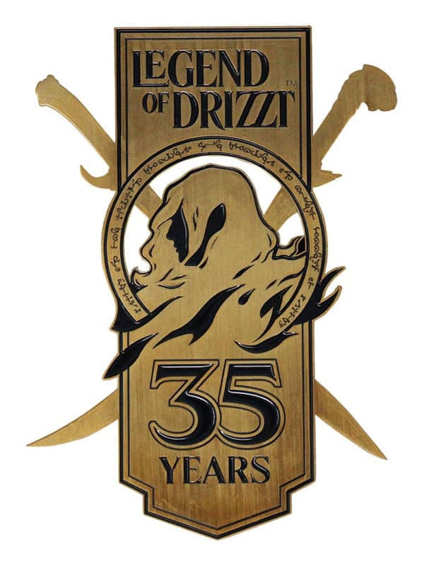 Dungeons &amp; Dragons Metal Card 35th Anniversary Legend of Drizzt Limited Edition