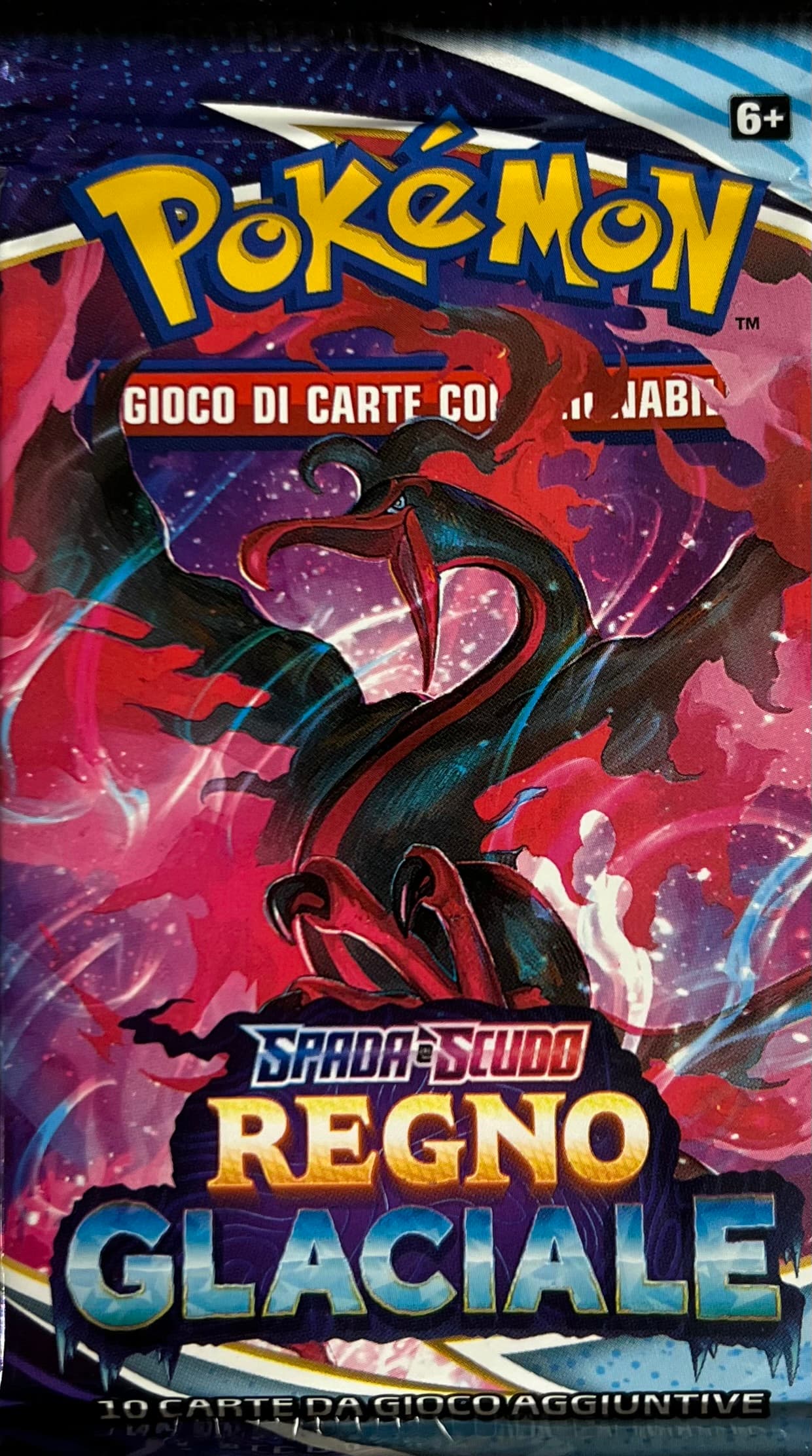 Pokémon Spada e Scudo - Regno Glaciale - Busta 10 Carte (Artwork Moltres)