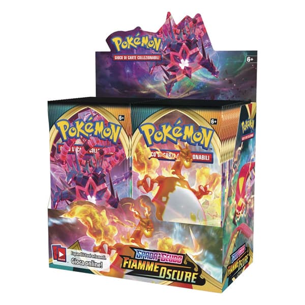 Spada e Scudo Fiamme Oscure Darkness Ablaze Booster Box 36 Buste