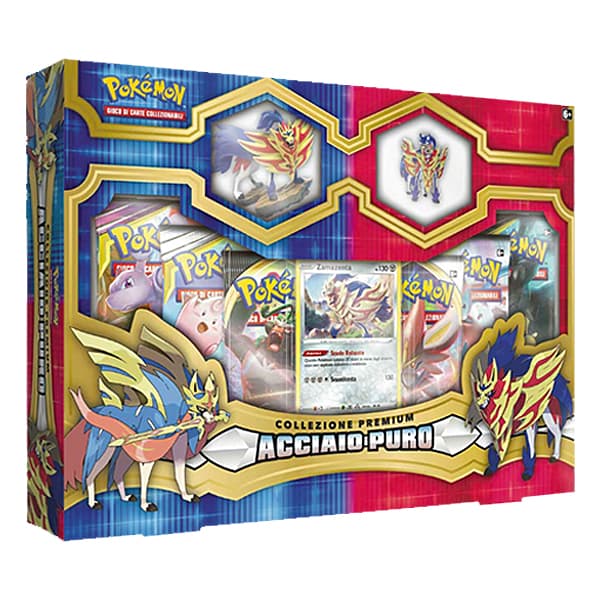 Pokemon Collezione Premium Acciaio Puro - Zamazenta
