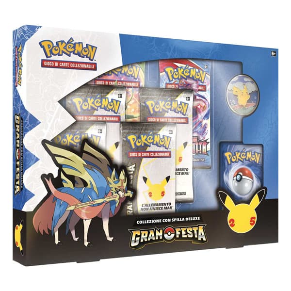 Pokémon Gran Festa Collezione con Spilla Deluxe Zacian LV. X