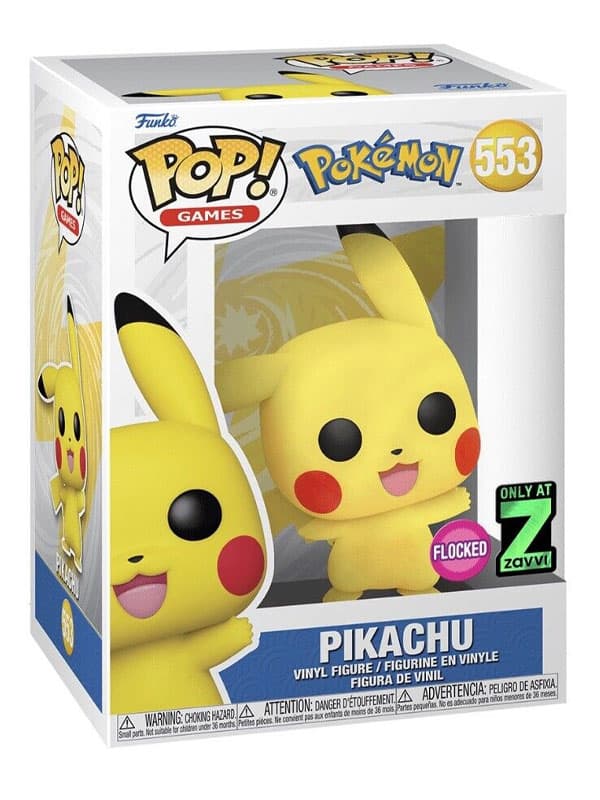Pokémon - Pikachu Waving (Flocked) - Funko POP! #553 - Games
