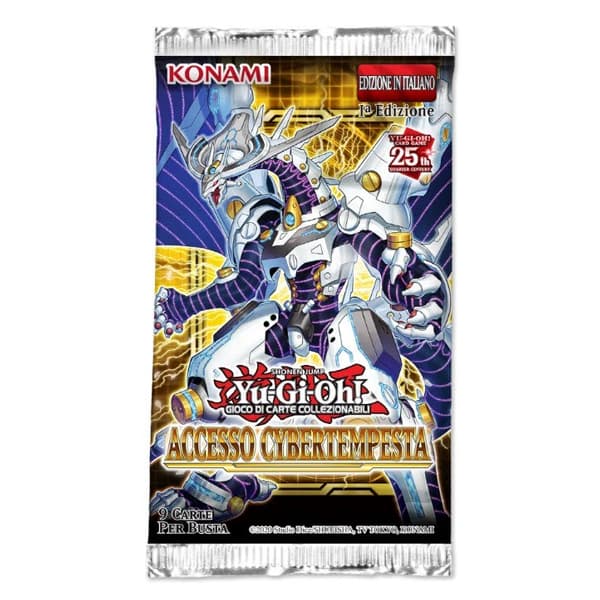 Busta Singola Yu-Gi-Oh! Booster Pack - Accesso Cybertempesta - Cyberstorm Access