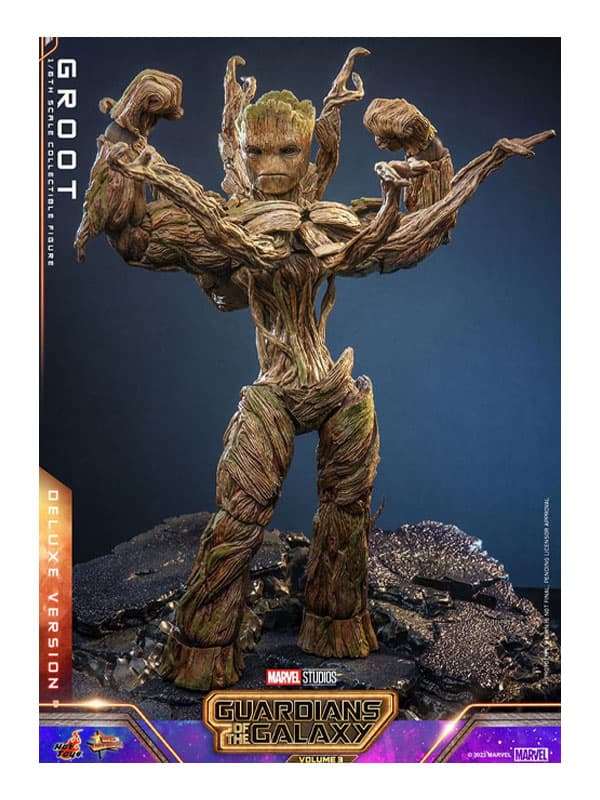 Guardiani della Galassia Vol. 3 - Movie Masterpiece - Action Figure 1/6 Groot (Deluxe Version) 32 cm