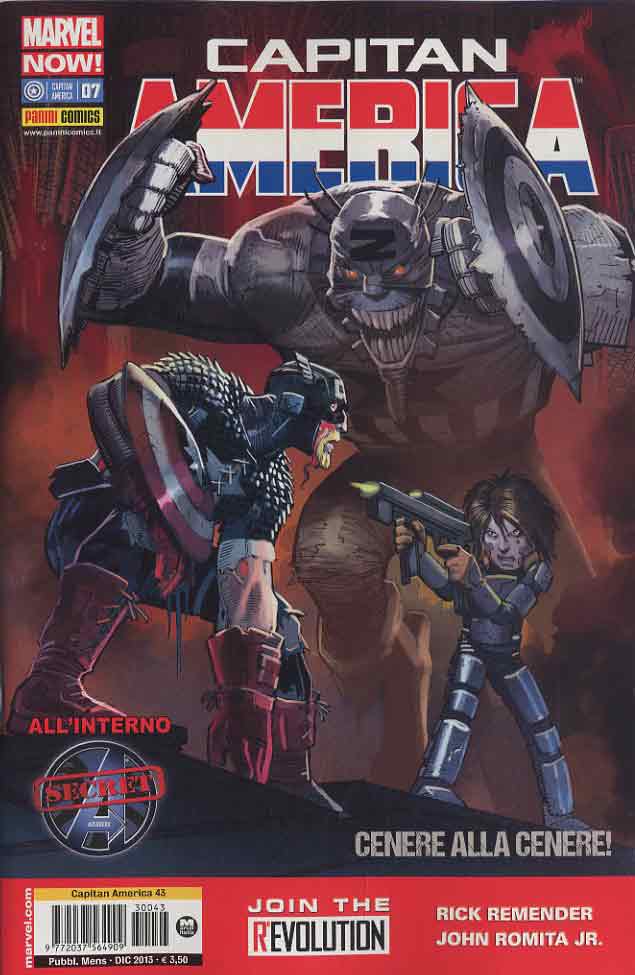 Capitan America 7 (43) - Panini Comics - Italiano