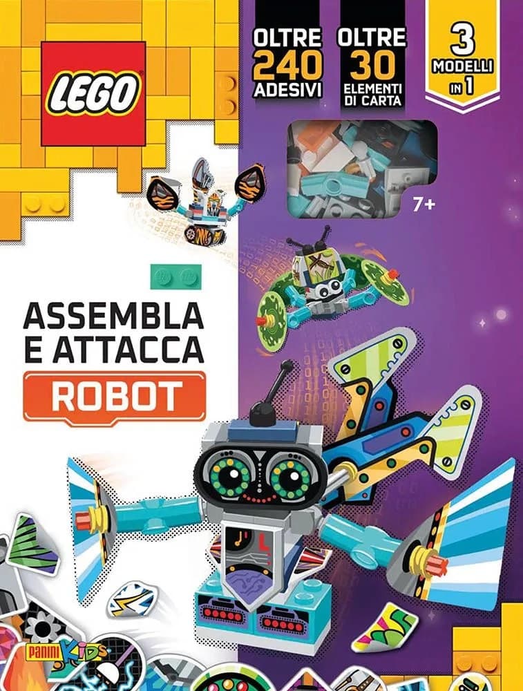 LEGO Assembla e Attacca Robot - LEGO World 18 - Panini Comics - Italiano