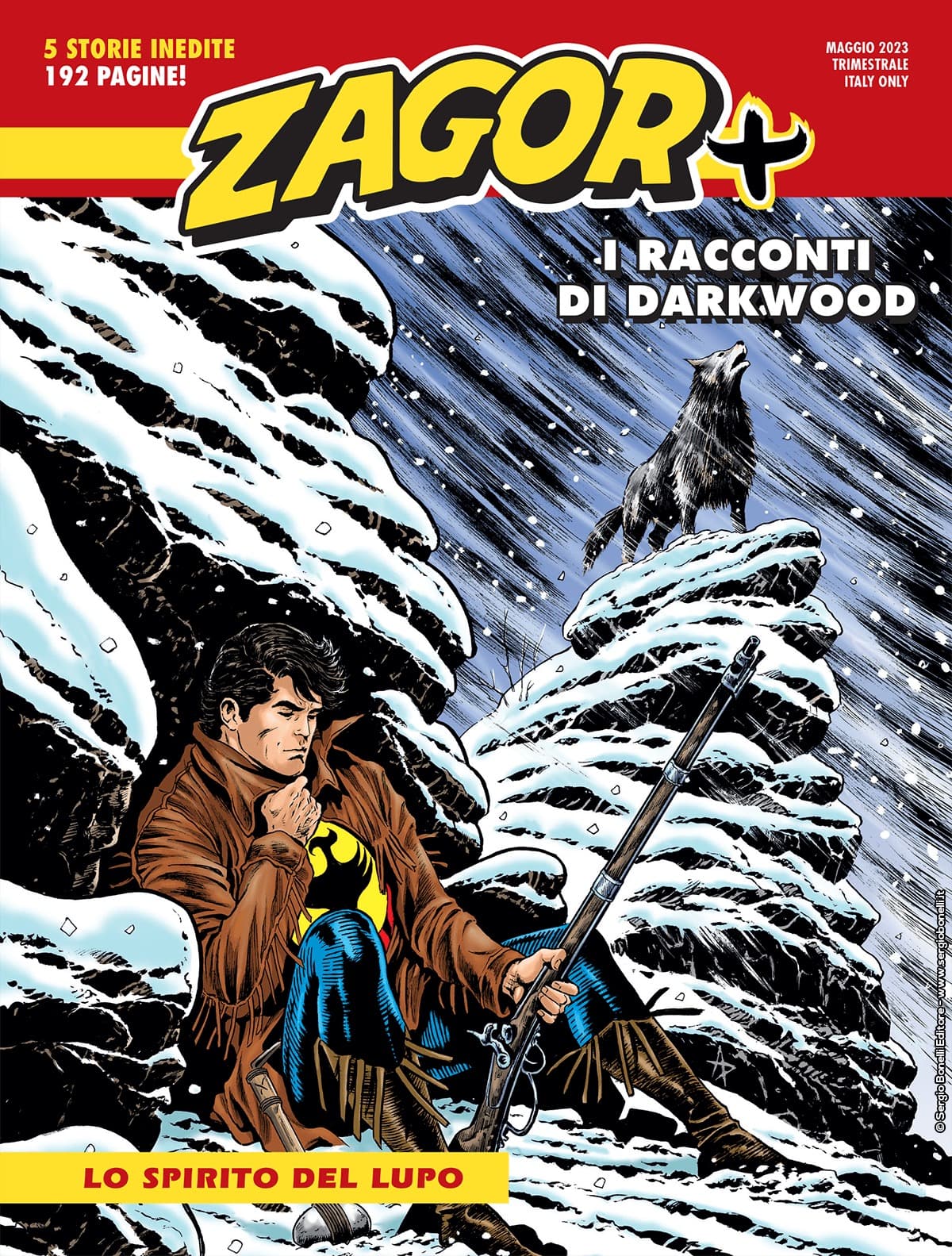 Zagor Più 9 - Lo Spirito del Lupo - Maxi Zagor 50 - Sergio Bonelli Editore - Italiano