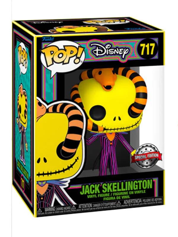 Disney - Jack Skellington (BLKLT) - Funko POP! #717