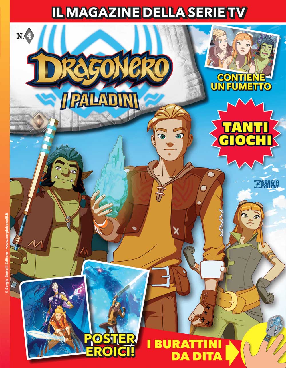 Dragonero - Il Magazine della Serie TV 4 - Sergio Bonelli Editore - Italiano