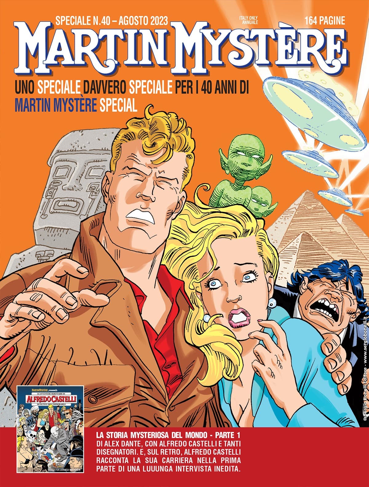 Martin Mystere Speciale 40 - La Storia Mysteriosa del Mondo - Parte 1: Dal Big Bang alle Piramidi - Sergio Bonelli Editore - Italiano