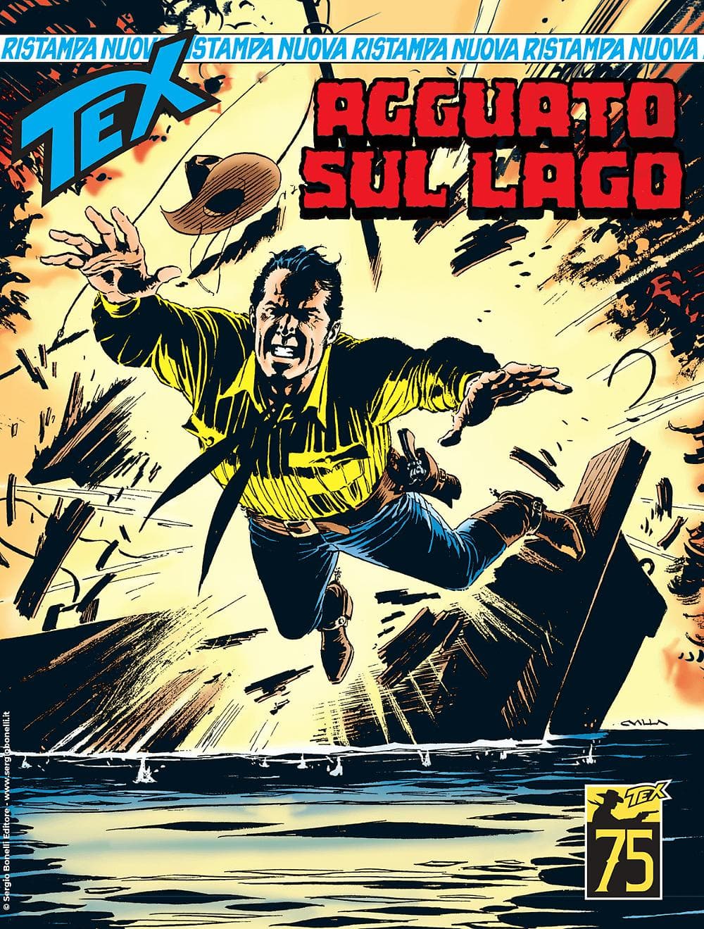 Tex Nuova Ristampa 495 - Agguato sul Lago - Sergio Bonelli Editore - Italiano