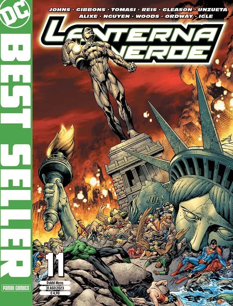 Lanterna Verde di Geoff Johns 11 - DC Best Seller Nuova Serie 32 - Panini Comics - Italiano