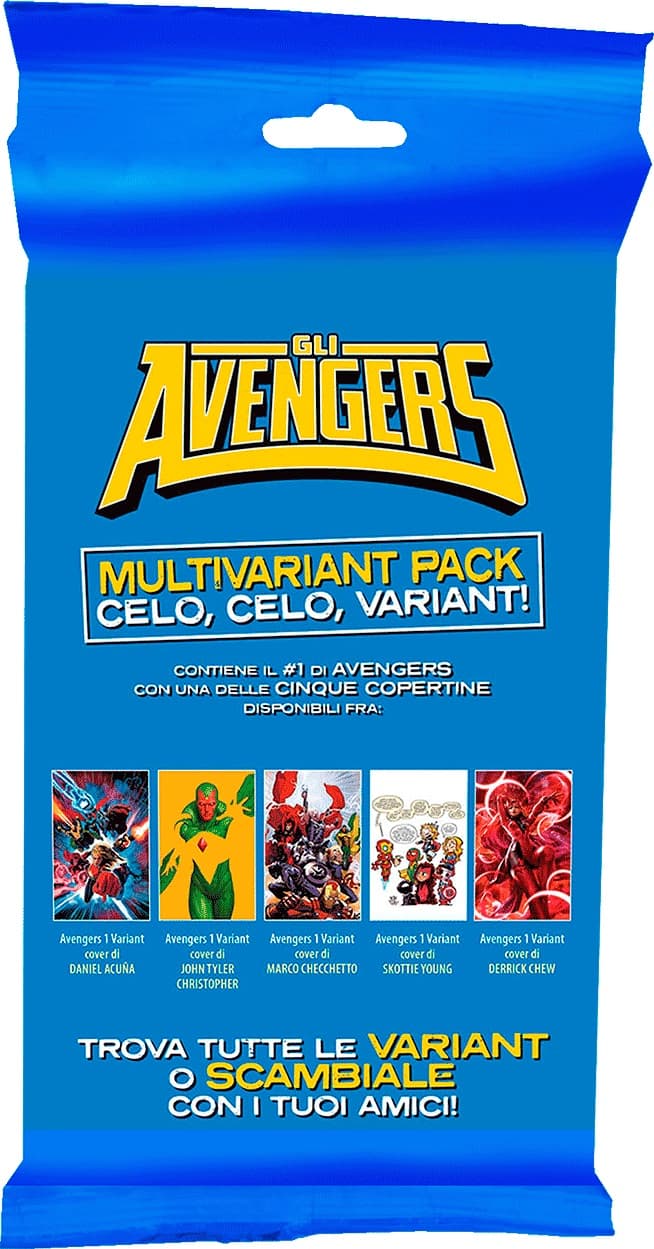 Avengers 1 - Multivariant Pack - I Vendicatori 163 - Panini Comics - Italiano