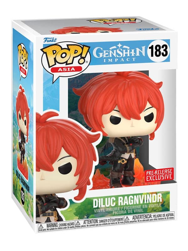 Genshin Impact - Diluc Ragnvindr - Funko POP! #183 - Asia