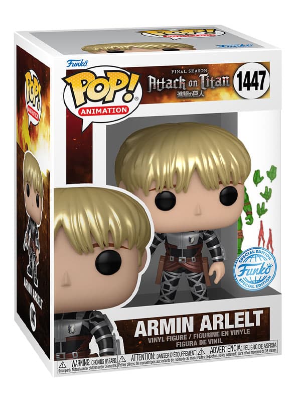 Attacco dei Giganti - Armin Arlelt - Attack on Titan Funko POP! #1447 - Animation