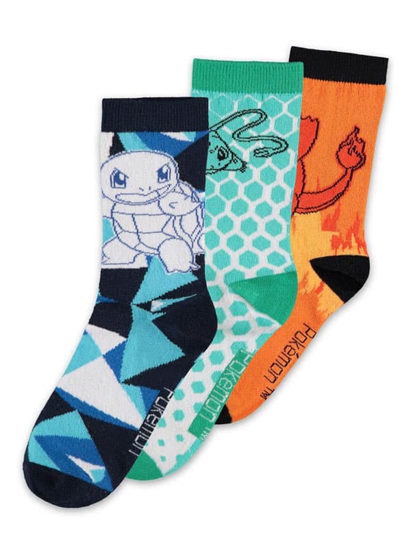 Pokemon - Calzini 3-Pack - Taglia 39-42 - taglia: 39-42