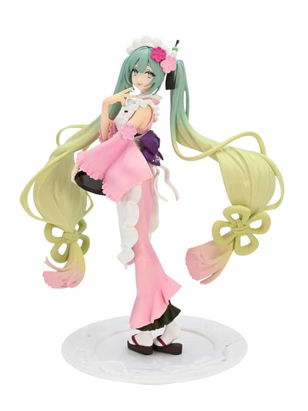 Hatsune Miku - Matcha Green Tea Parfait Cherry Blossom Ver. 20 cm - Exceed Creative PVC Statue