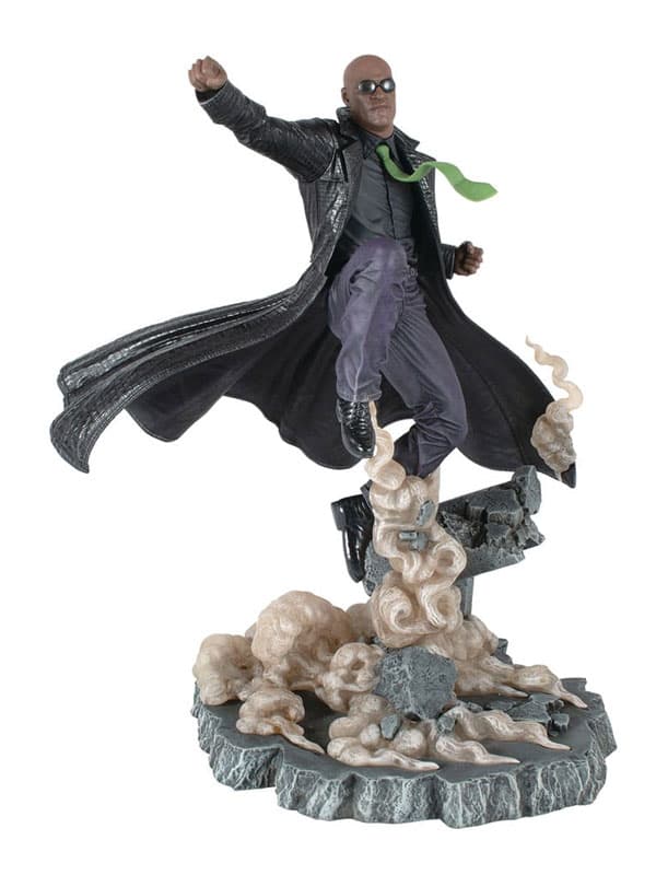 The Matrix Gallery - Morpheus 30 cm - Deluxe PVC Statue