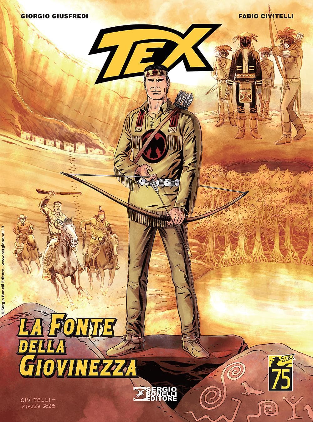 Tex Stella d'Oro 37 - La Fonte della Giovinezza - Prima Ristampa - Tex Romanzi a Fumetti 17 - Sergio Bonelli Editore - Italiano