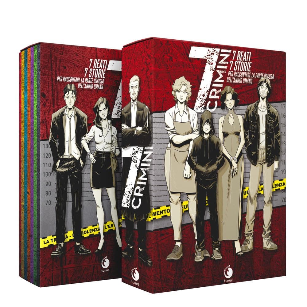7 Crimini Cofanetto Box (Vol. 1-7) - Prospero's Book - Tunuè - Italiano