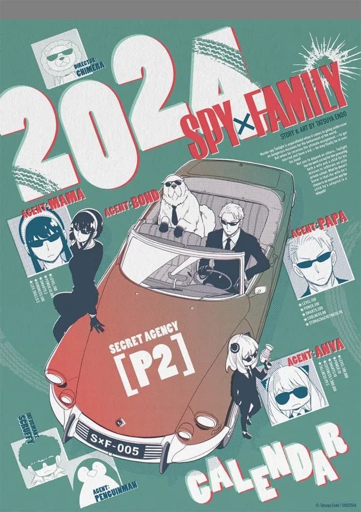 Spy x Family Calendario 2024 - Panini Comics - Italiano