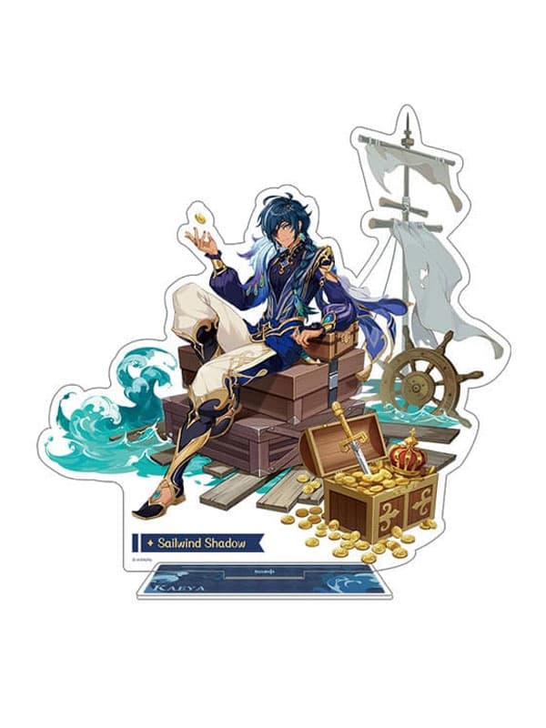 Genshin Impact - Teyvat Style Series Acrylic Diorama - Kaeya Sailwind Shadow 18 cm