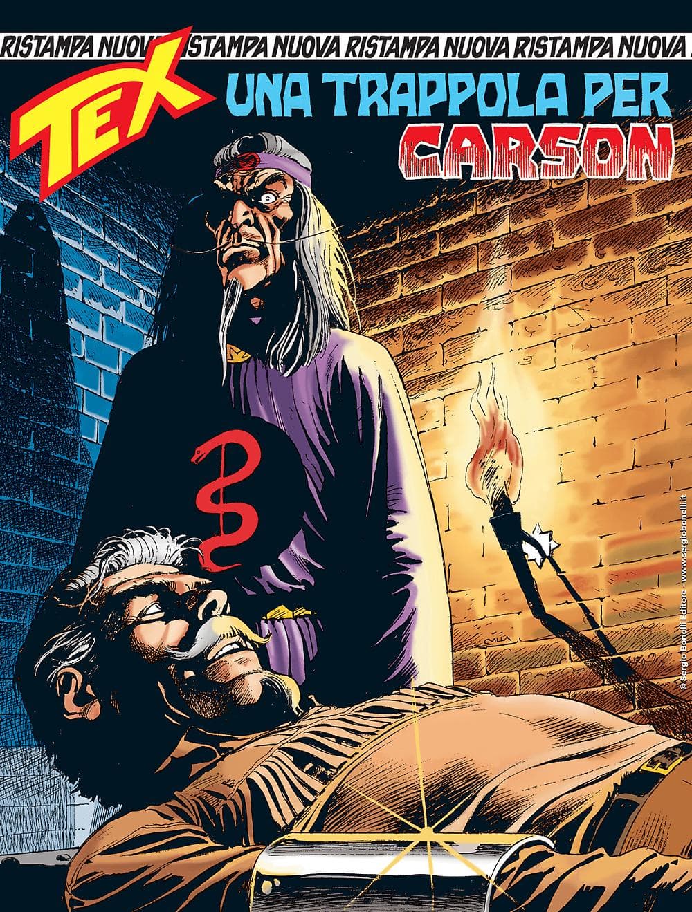 Tex Nuova Ristampa 502 - Una Trappola per Carson - Sergio Bonelli Editore - Italiano