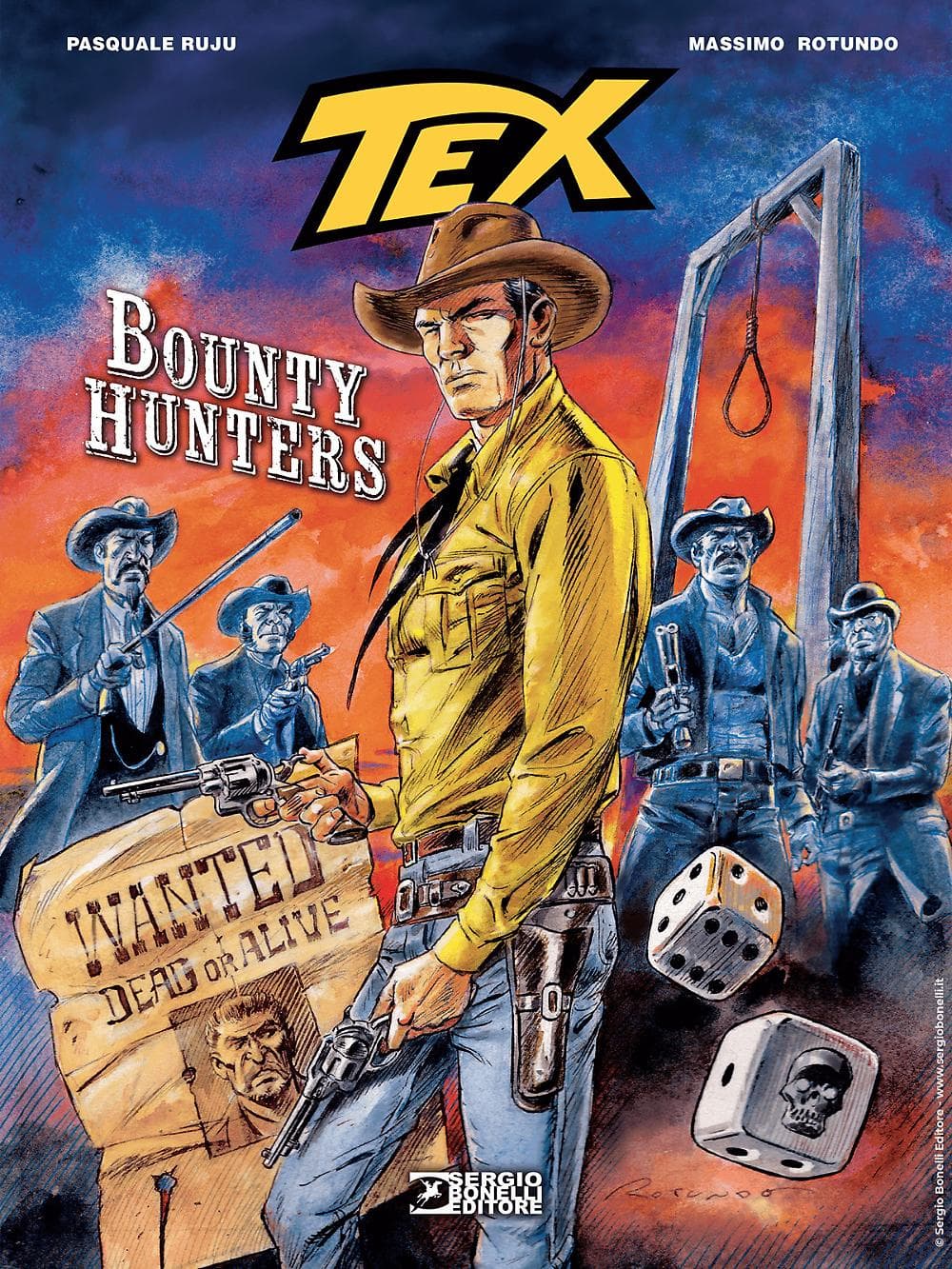 Tex Stella d'Oro 38 - Bounty Hunters - Prima Ristampa - Tex Romanzi a Fumetti 18 - Sergio Bonelli Editore - Italiano