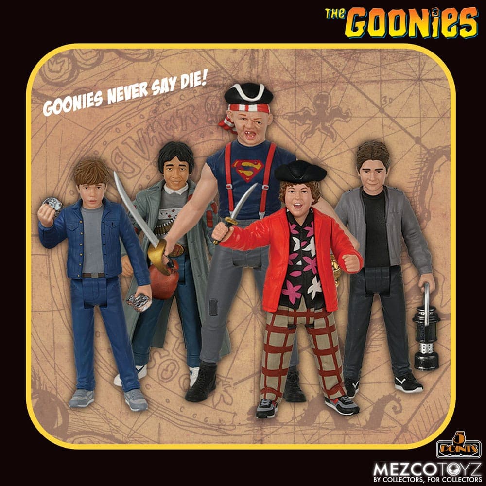 The Goonies 5 Points Action Figures 9 cm Assortment 5 Pz