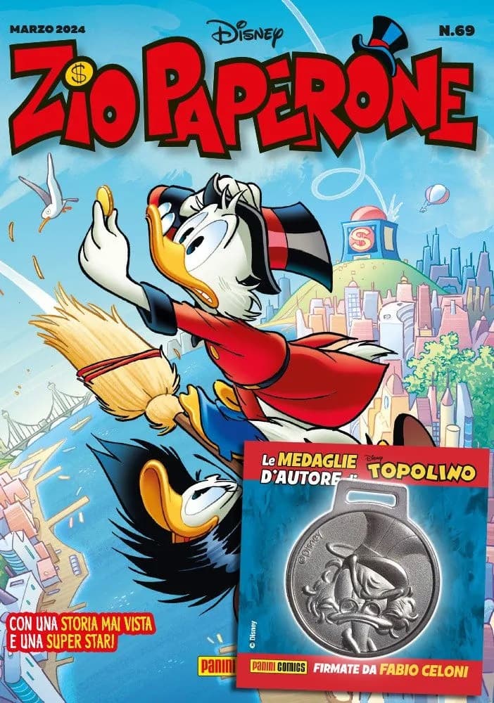 Zio Paperone 69 + Medaglia Paperone - Panini Comics - Italiano