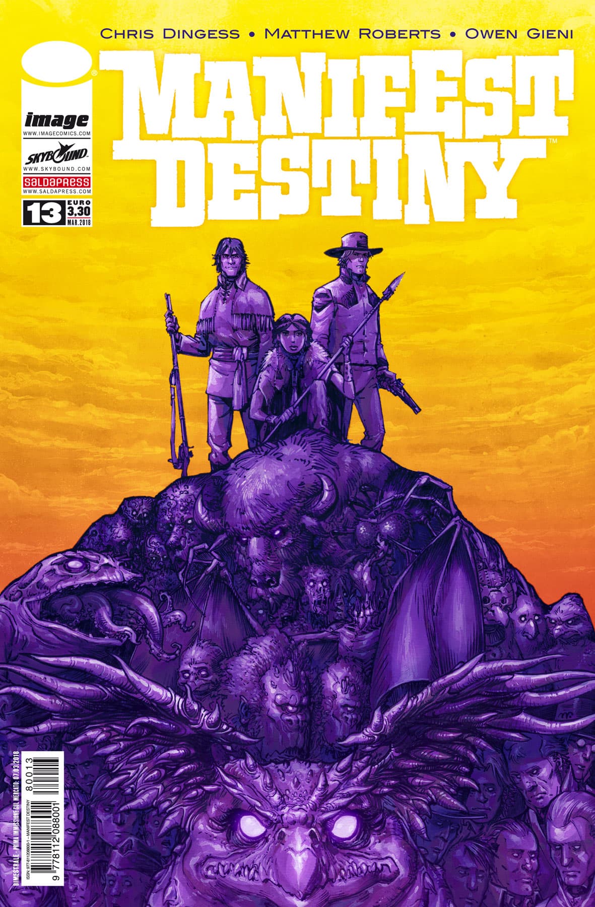 Manifest Destiny 13 - Skybound - Saldapress - Italiano
