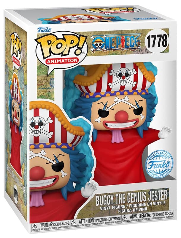 One Piece - Buggy The Genius Jester (Post Time-Skip) - Funko POP! #1778 - Exclusive - Animation