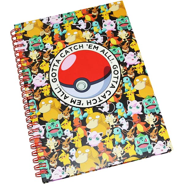 Quaderno A5 Notebook con Spirale Pokemon